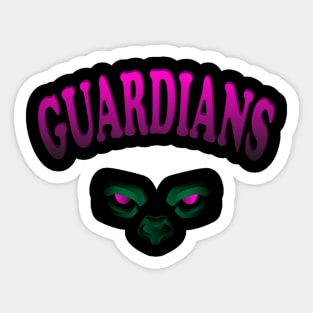 Guardians Gorilla Monkey Eyes Dark Shadows Sticker